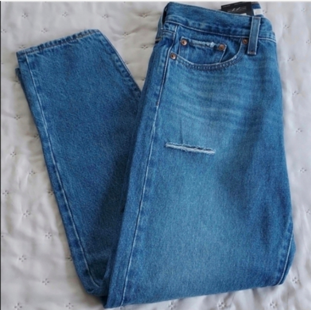 Levi's Wedgie Icon High Rise Athens Asleep Jeans  sz 27 - Picture 8 of 14